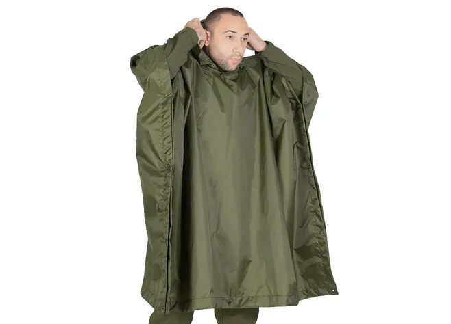 Пончо Camotec Pilgrim Poly Olive Фото 2